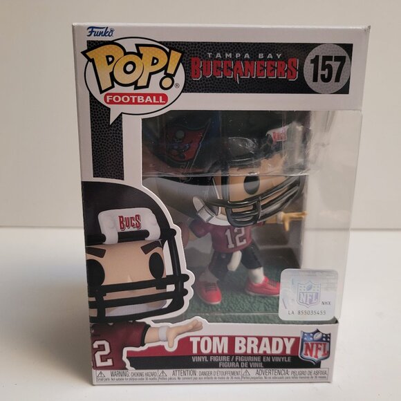 Funko POP! Tom Brady NFL Tampa Bay Buccaneers #157 Vinyl Figure - Picture 1 of 5